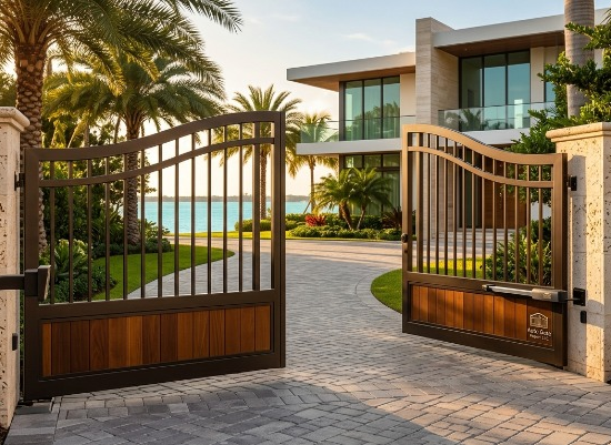 Luxury Automatic Driveway Gate Installation Miami Beach FL